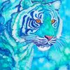 Blue Tiger Art Diamond Painting