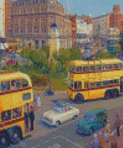 Bournemouth Trolleybus Diamond Painting