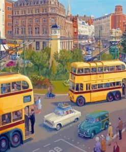 Bournemouth Trolleybus Diamond Painting