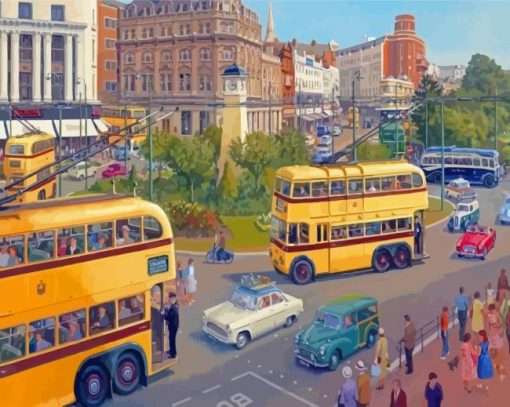 Bournemouth Trolleybus Diamond Painting