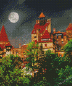 Bran Castle Romania Diamond Painting