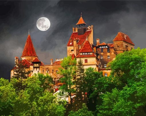 Bran Castle Romania Diamond Painting