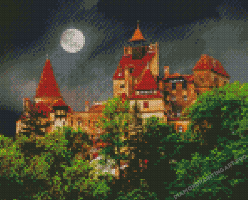 Bran Castle Romania Diamond Painting