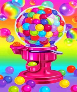 Bubblegum Machine Diamond Painting