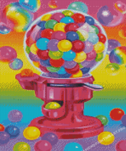 Bubblegum Machine Diamond Painting