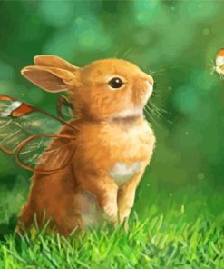 Butterfly Bunny Diamond Painting