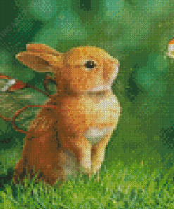 Butterfly Bunny Diamond Painting