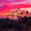 California Pink Sunset Diamond Painting