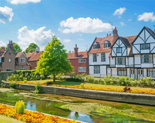 Canterbury Buildings Diamond Painting