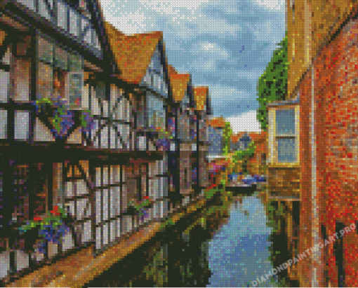 Canterbury City Canal Diamond Painting