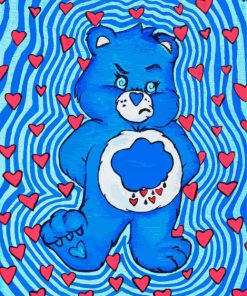 Care Bears Grumpy Art Diamond Painting