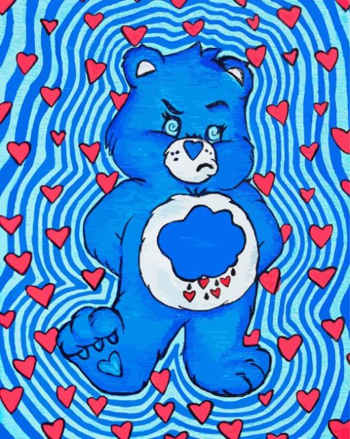 Care Bears Grumpy Art Diamond Painting