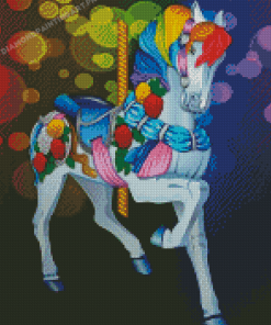 Carousel Horse Art Diamond Painting