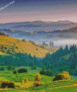 Carpathian Mountains Nature Diamond Painting