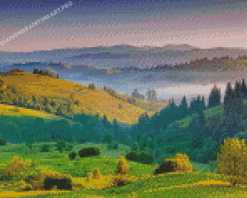 Carpathian Mountains Nature Diamond Painting