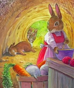 Cartoon Peter Rabbit Diamond Painting