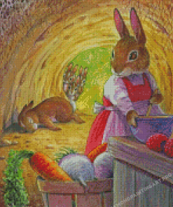 Cartoon Peter Rabbit Diamond Painting