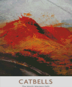 Catbells Poster Art Diamond Painting