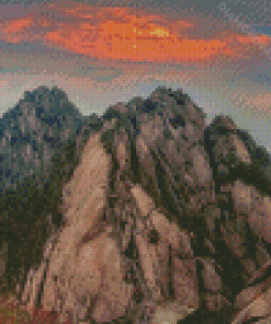 China Yellow Mountain Diamond Painting