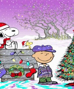 Christmas Charlie Brown Art Diamond Painting