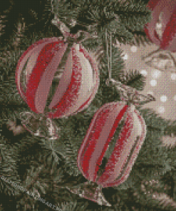 Christmas Baubles Tree Diamond Painting