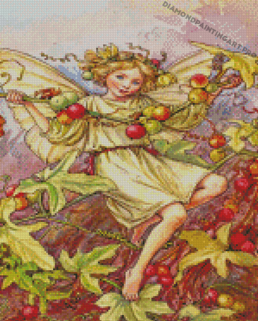 Cicely Mary Barker The White Bryony Fairy Diamond Painting