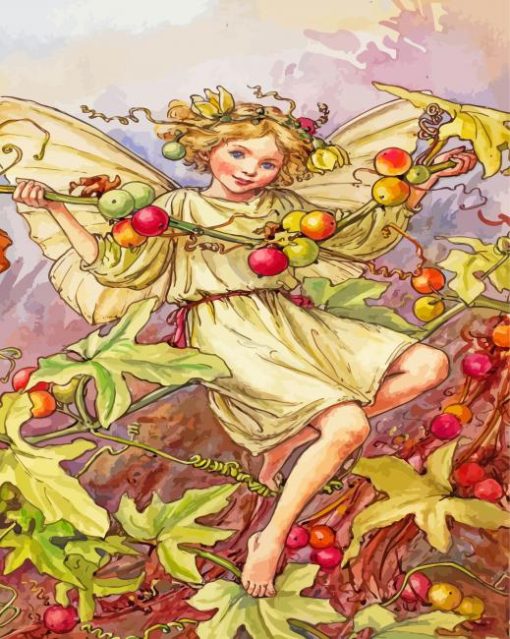 Cicely Mary Barker The White Bryony Fairy Diamond Painting