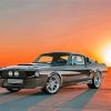 Classic Grey Shelby Mustang Car Diamond Painting