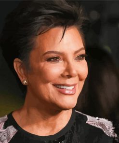 Close Up Kris Jenner Diamond Painting