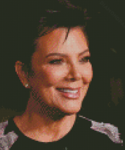 Close Up Kris Jenner Diamond Painting