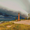 Clouds In Silver Lake Michigan Diamond Painting