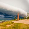 Clouds In Silver Lake Michigan Diamond Painting