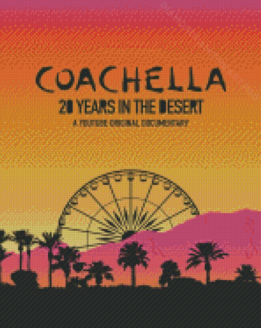 Coachella Valley Poster Diamond Painting