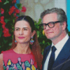 Colin Firth And His Wife Diamond Painting