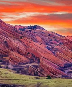 Colorado Red Rocks Park Diamond Painting