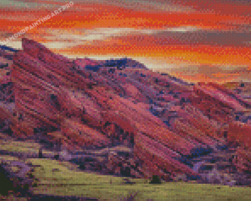 Colorado Red Rocks Park Diamond Painting