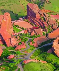 Colorado Red Rocks Diamond Painting