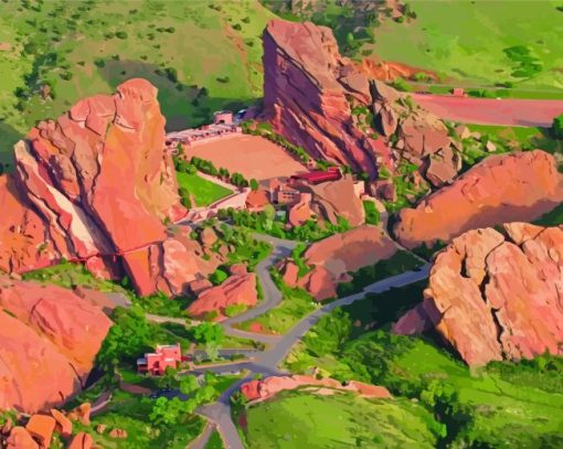 Colorado Red Rocks Diamond Painting