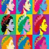 Colorful Queen Elizabeth Andy Warhol Diamond Painting