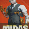 Cool Midas Fortnite Poster Diamond Painting