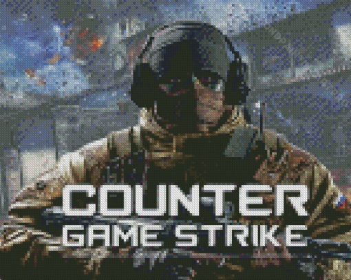 Counter Strike Video Game Diamond Painting