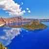 Crater Lake In South Central Oregon Diamond Painting