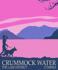 Crummock Water Lake Disctrict Poster Diamond Painting