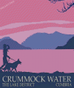 Crummock Water Lake Disctrict Poster Diamond Painting