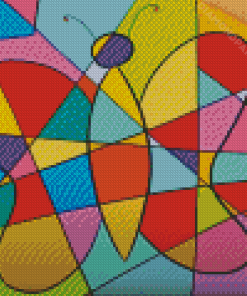 Cubist Butterfly Diamond Painting