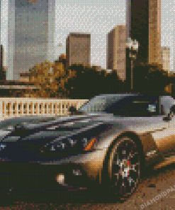 Dark Grey Dodge Viper Diamond Painting