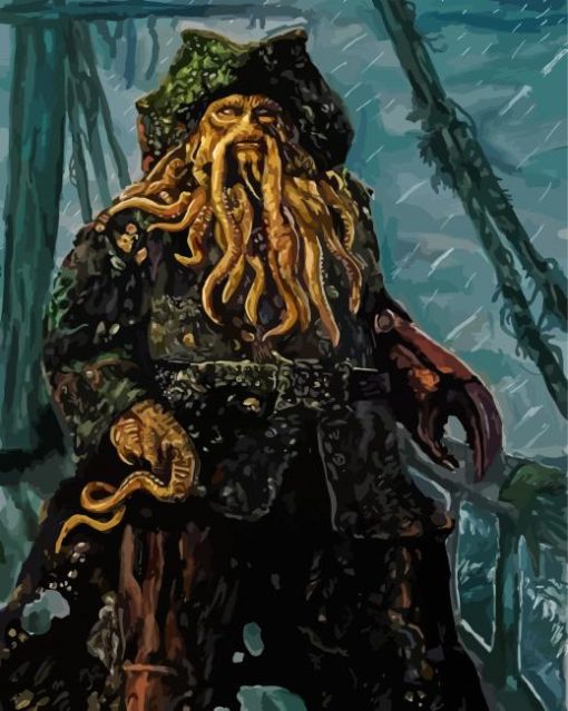 Davy Jones Pirates Of The Caribbean Diamond Painting