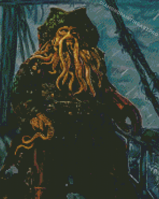 Davy Jones Pirates Of The Caribbean Diamond Painting