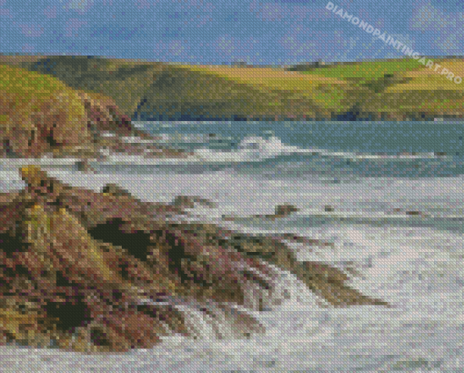 Daymer Bay Seascape Diamond Painting