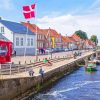 Denmark Ribe Harbour Diamond Painting